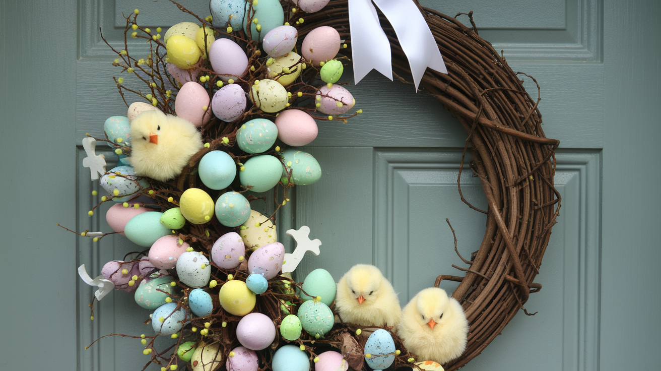 10 Easter Wreaths for Your Front Door to Welcome Spring in Style